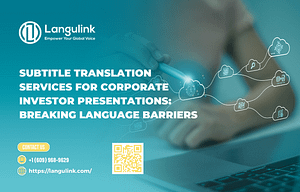 Subtitle Translation Services